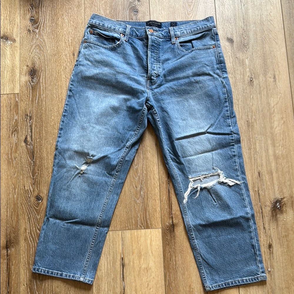 Women’s Lucky Brand Blue Distressed Jeans